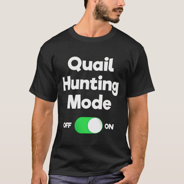 Quail Hunting Långärmad Shirt Gift Funny Hunter T (Framsida)