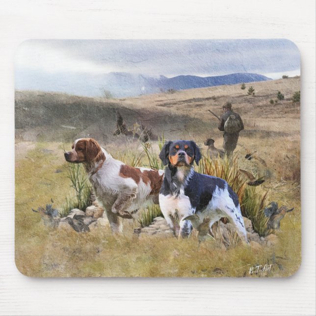 Quail Hunting with a Bretagne Spansk, Art Musmatta (Framsidan)