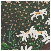 Quail in Daisys Fabric