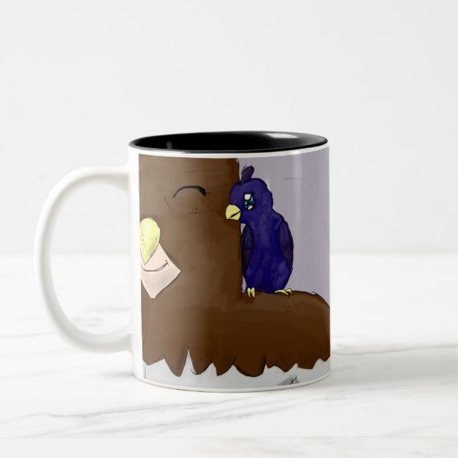 Quail Man + Cumulonimbus Two-Sided Mugg (Vänster)