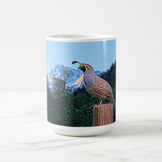 QUAIL OCH SHASTA #4 KAFFEMUGG (Center)
