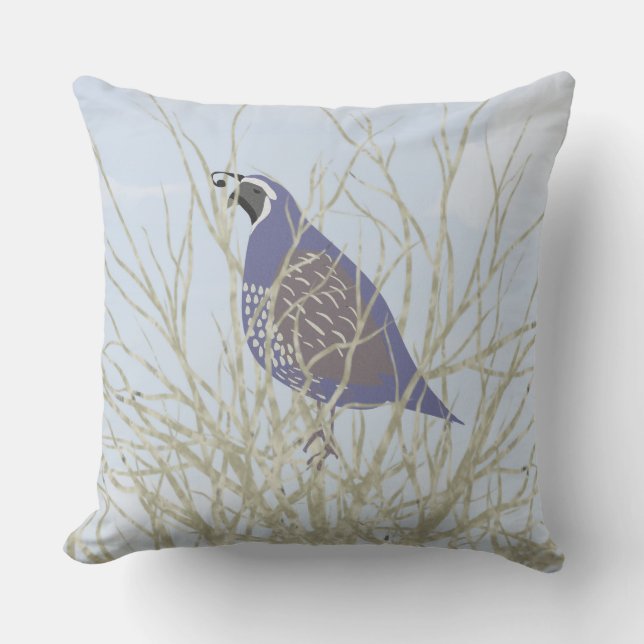 Quail Outdoor Dekorativ kudde (Framsida)