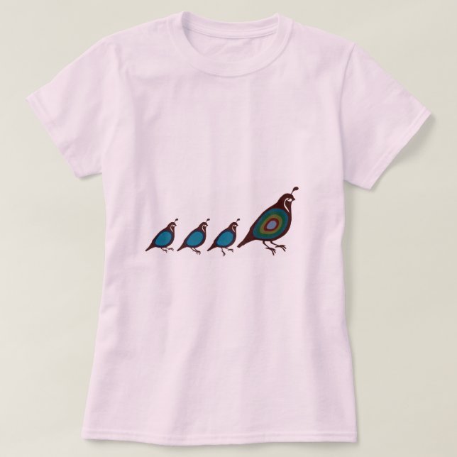 Quail T Shirt (Design framsida)