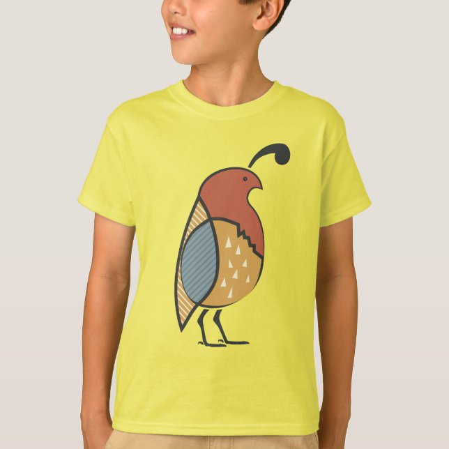 Quail T Shirt (Framsida)
