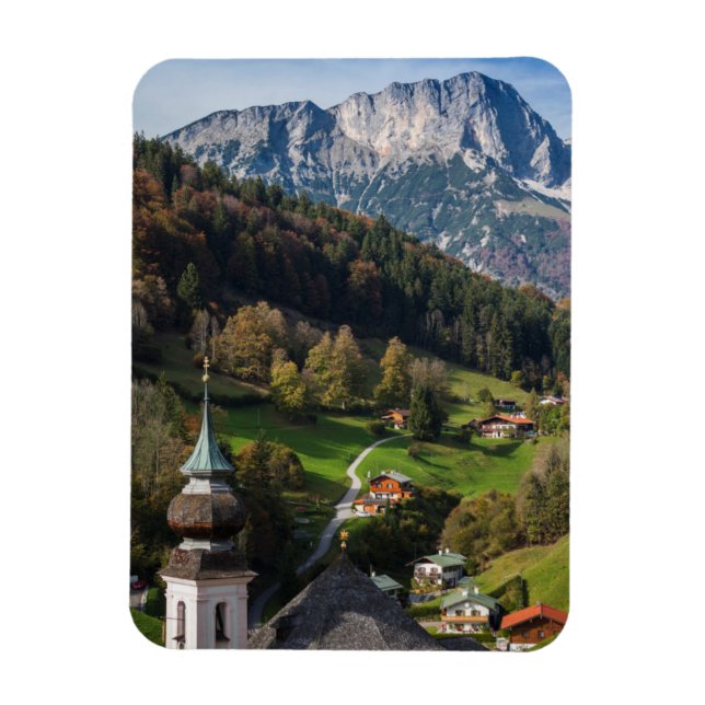 Quaint bavarian Byn, Tyskland Magnet (Vertikal)