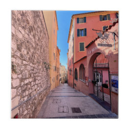 Quaint Fransk alleys Kakelplatta