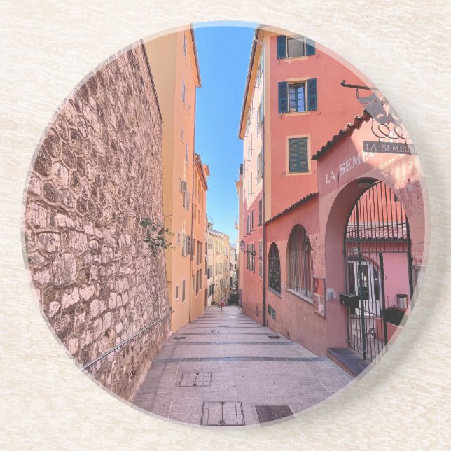 Quaint Fransk alleys Underlägg (Framsidan)