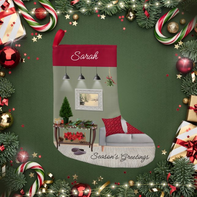 Quaint-julscenen Liten Julstrumpa (Skapare uppladdad)