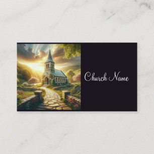 Quaint Land Church Visitkort
