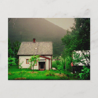 Quaint Norway Cottage Vykort