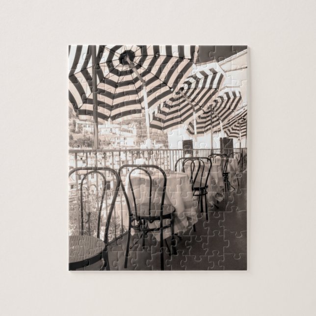 Quaint restaurangbalkong, Italien Pussel (Vertikal)