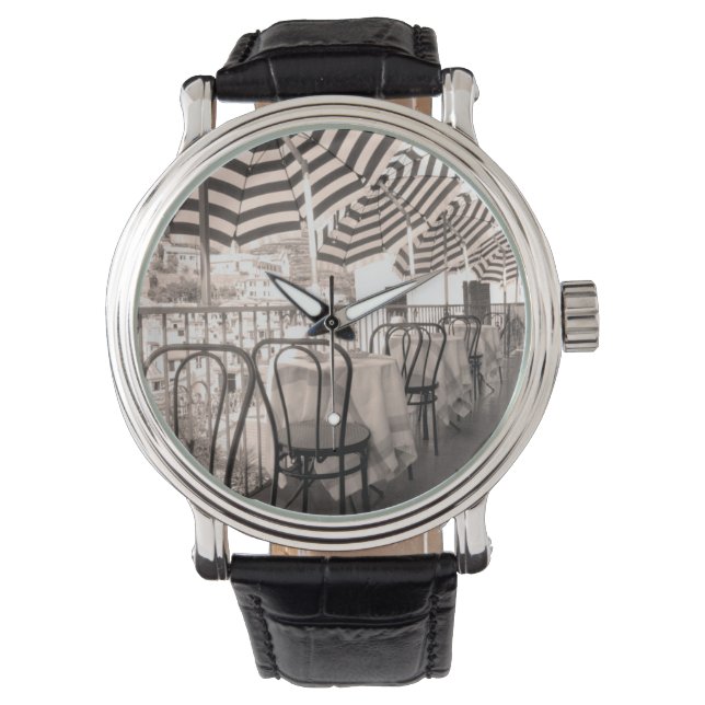 Quaint restaurangbalkony, Italien Armbandsur (Framsida)