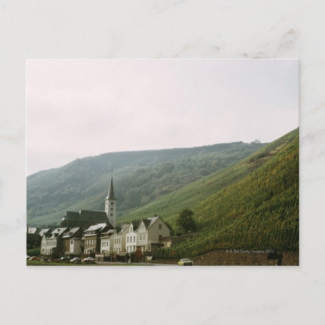 Quaint-staden Moselles i Italien Vykort (Framsida)