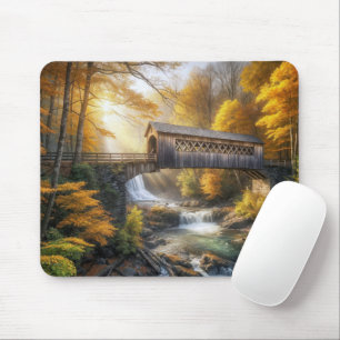 Quaint Wooden Covered Bridge Musmatta