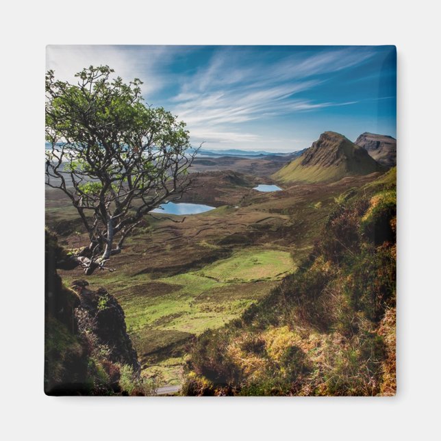 Quairaing, Isle of Skye, Skottland Magnet (Framsidan)