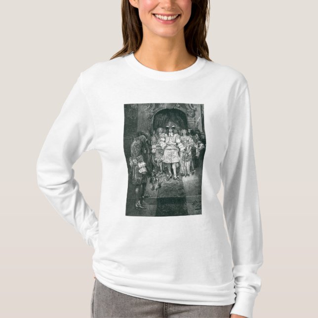 Quaker och kung på Whitehall Tee Shirt (Framsida)