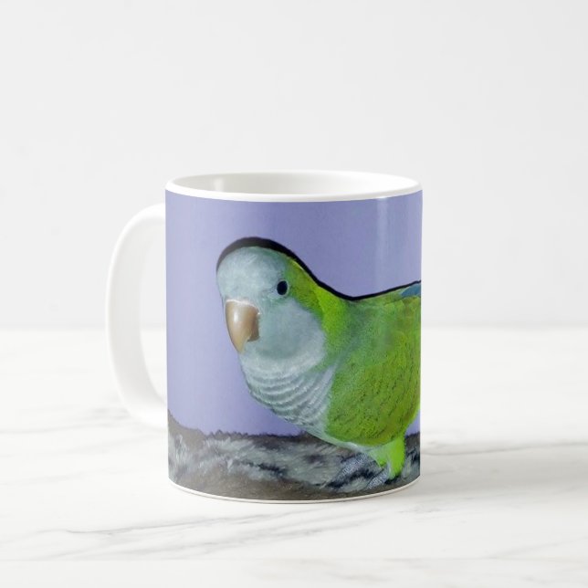 Quaker Parrot Kaffemugg (Framsida vänster)