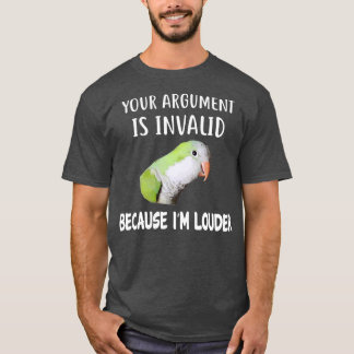 Quaker Parrot Shirt Im Louder Quaker T