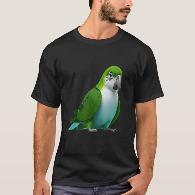 Quaker Parrots birds animals pet  Cute quotes Fami T Shirt (Framsida)