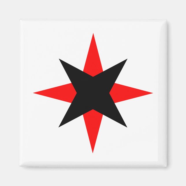 Quaker Star Magnet (Framsidan)