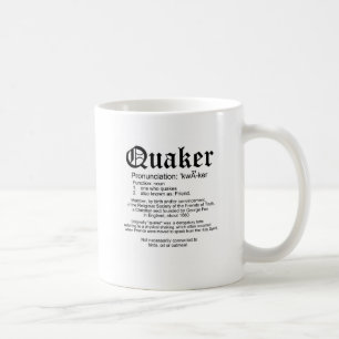 Quakerdefinition Kaffemugg