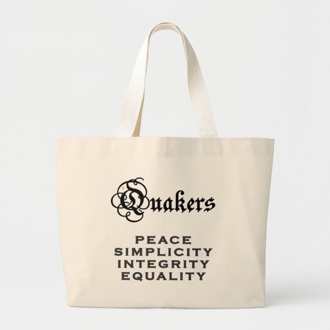 QuakerMotto Jumbo Tygkasse (Framsidan)