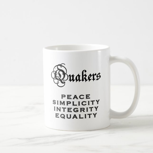 QuakerMotto Kaffemugg (Höger)