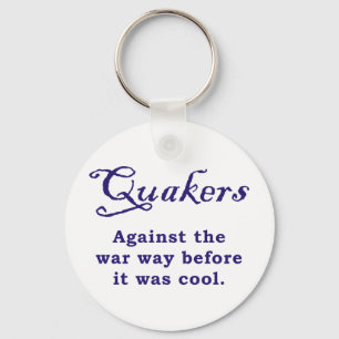 Quakers - krig nyckelring