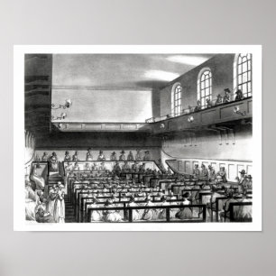 Quakers Meeting från Ackermanns möte Poster