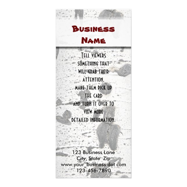 Quaking Aspen Bark Reklamkort (Framsidan)