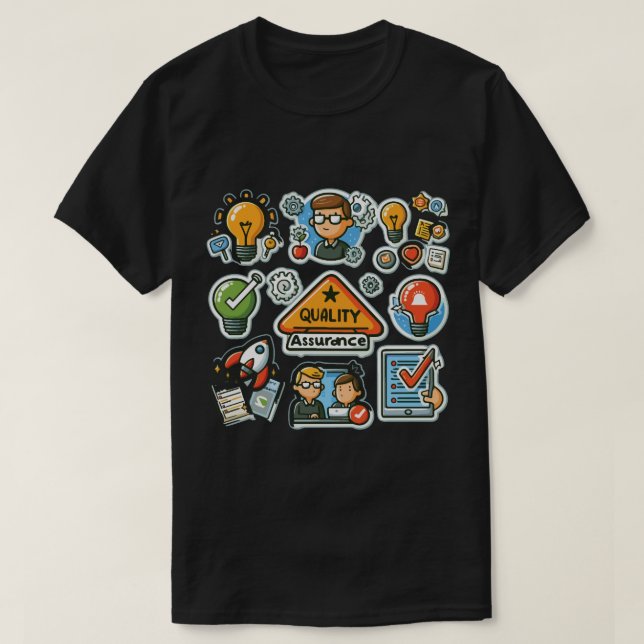 Quality Assurance Manager T Shirt (Design framsida)