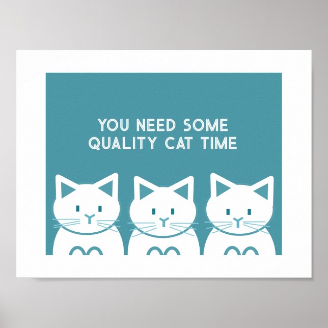 Quality Cat Time Poster (Framsidan)
