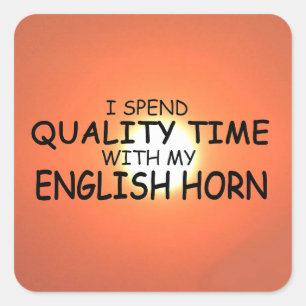 Quality Time English Horn Square - etikett