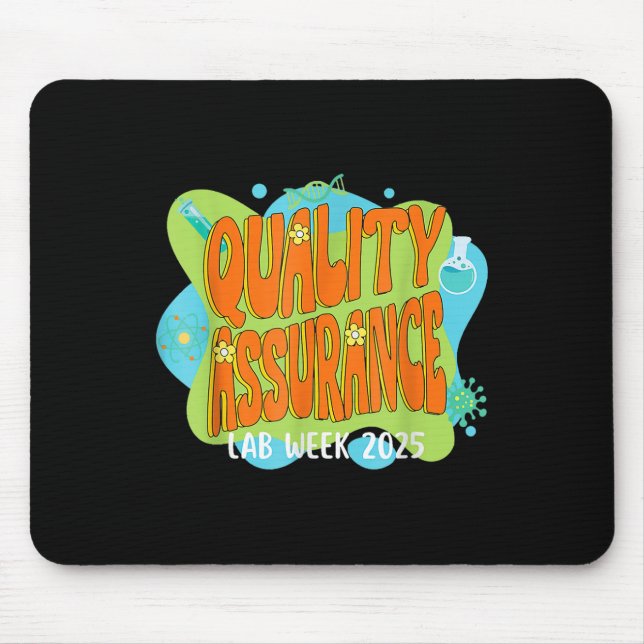 Quality Urance Lab Scientist Retro Lab Week Spring Musmatta (Framsidan)