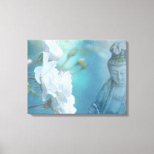 Quan Yin, 24 tum x 18 tum - MEDIUM Canvastryck