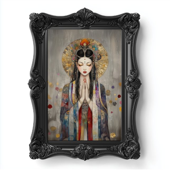 Quan Yin: Buddhist Goddess Art Nouveau Poster (Skapare uppladdad)