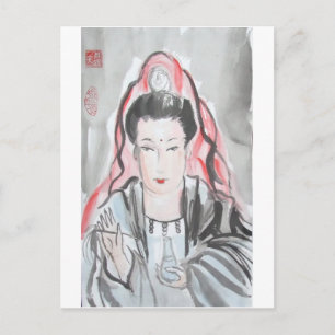 Quan Yin Goddess of Compassion Vykort