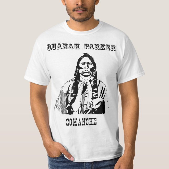 Quanah Parker Comanche Indians Native America Hi T Shirt (Framsida)