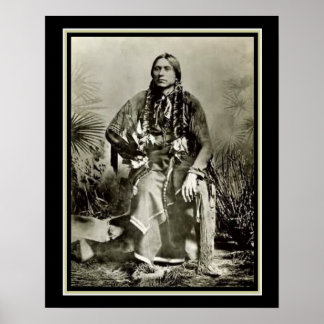 Quanah Parker - senaste Comanche Chief 16 x 20 Poster