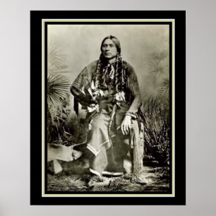 Quanah Parker- sist Comanchechef 16 x 20 Poster