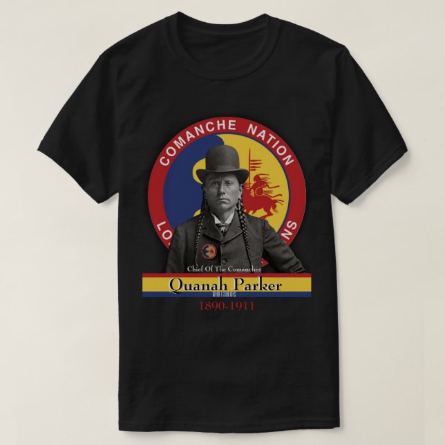 Quanah Parker T Shirt (Design framsida)