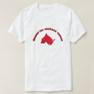 Quand les cochons volent - när grisar flyger t-shirt