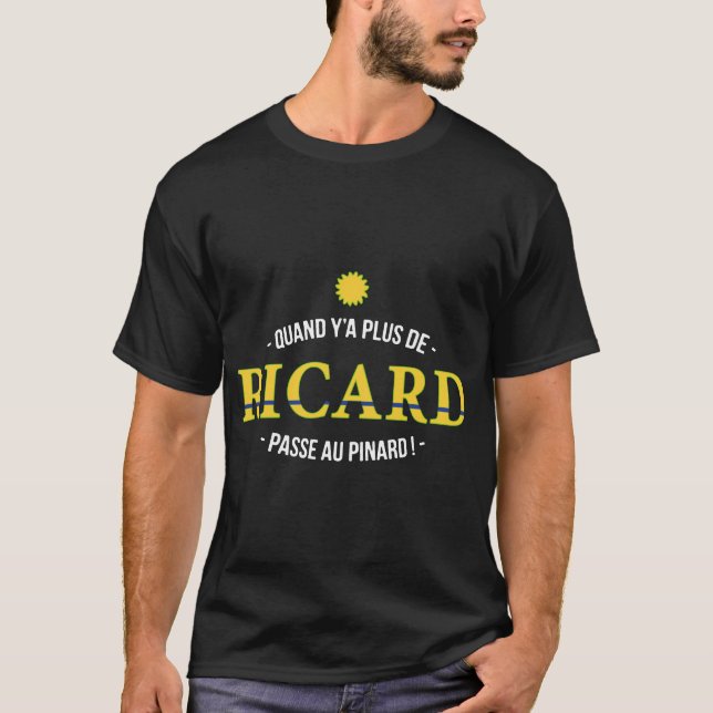 QUAND Y'A PLUS DE RICARD hipster t-shirts (Framsida)