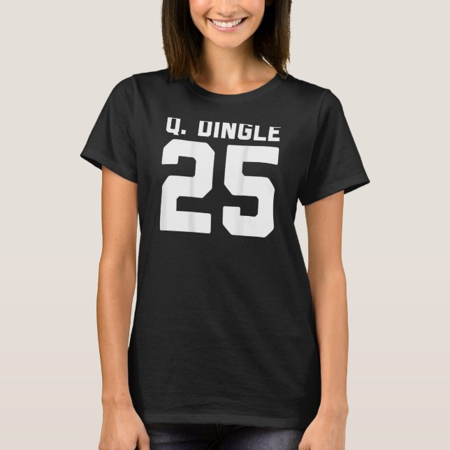 Quandale Dingle Funny Internet Meme #25 Jersey Hal T Shirt (Framsida)