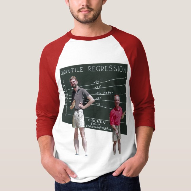 quantileregression t shirt (Framsida)