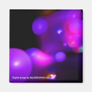 QUANTUM BUBBLAR den röda violeten Magnet
