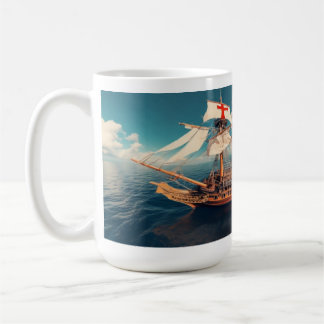 Quantum-Charm AI fick Santa Maria v1.0 Kaffemugg