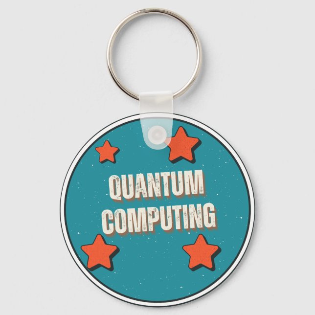 Quantum Computing Science Nyckelring (Framsida)