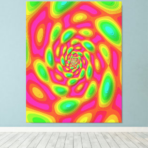 Quantum Eigen State Mandala Konst Canvastryck