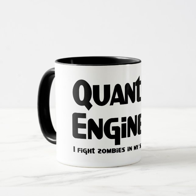 Quantum Engineer Zombie Fighter Mugg (Framsida vänster)